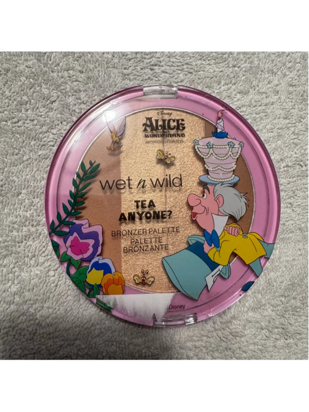 Wet n Wild Disney Alice in Wonderland Tea Anyone? Bronzer Palette LE Used